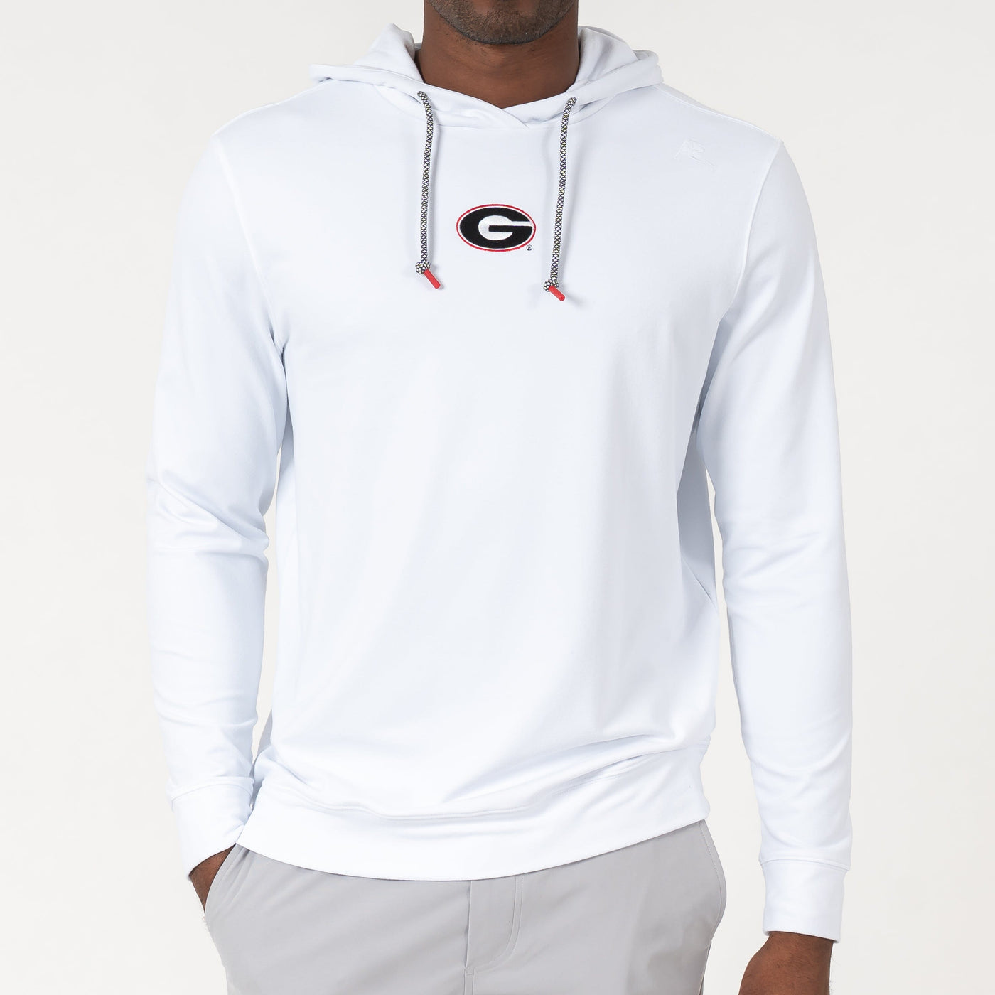 Hesi Collegiate Hoodie - Georgia | Solid - White - Georgia - 1