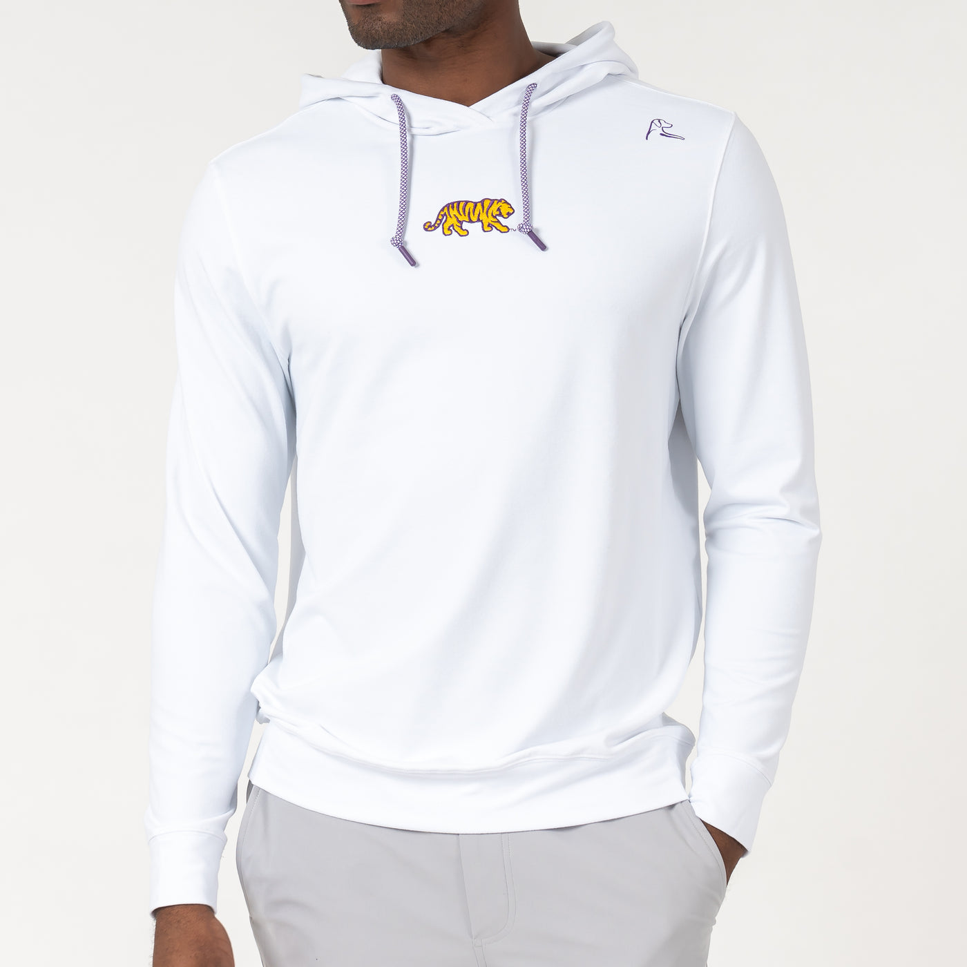 Hesi Collegiate Hoodie - LSU | Solid - White - LSU - 2