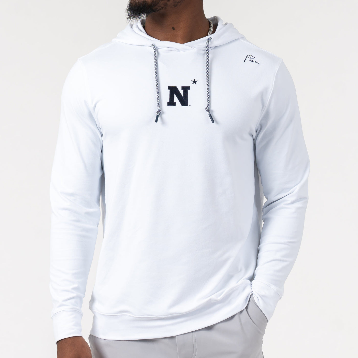 Hesi Collegiate Hoodie - Navy | Solid - White - Navy - 1