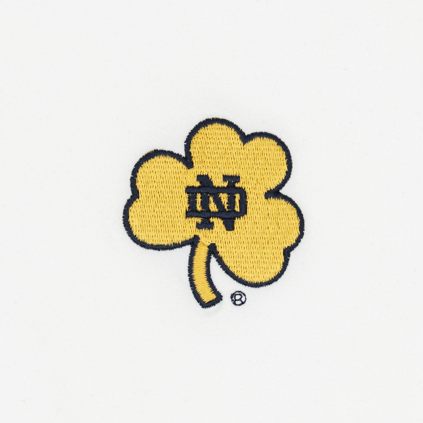 Solid Collegiate Q-Zip - Notre Dame | Solid - White - Notre Dame - 2
