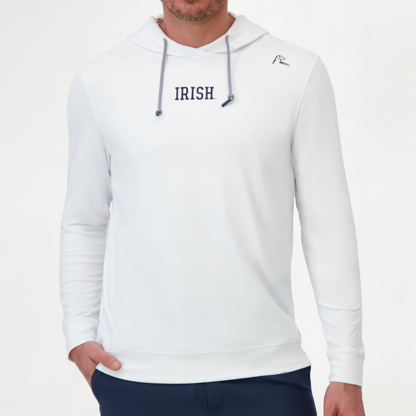 Hesi Collegiate Hoodie - Notre Dame | Solid - White - Notre Dame - 2