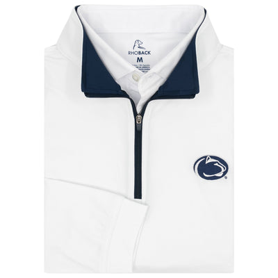 Solid Collegiate Q-Zip - Penn State | Solid - White - Penn State - 1