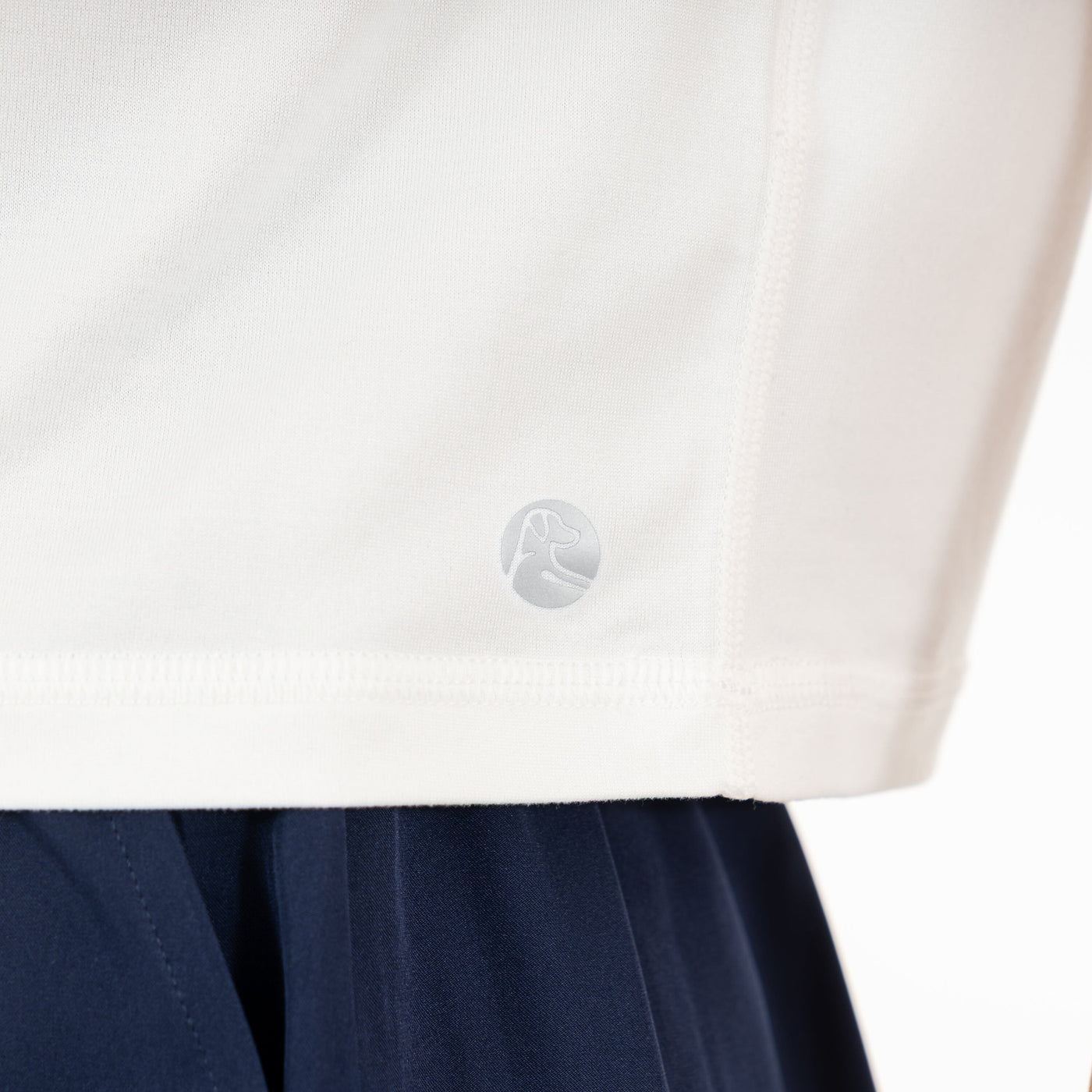 Drift Performance Crop Tee | Solid - White
