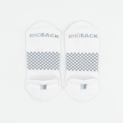 Stratus Performance Ankle Socks (3-Pack) | Solid - White - Thunder Grey (3-Pack)