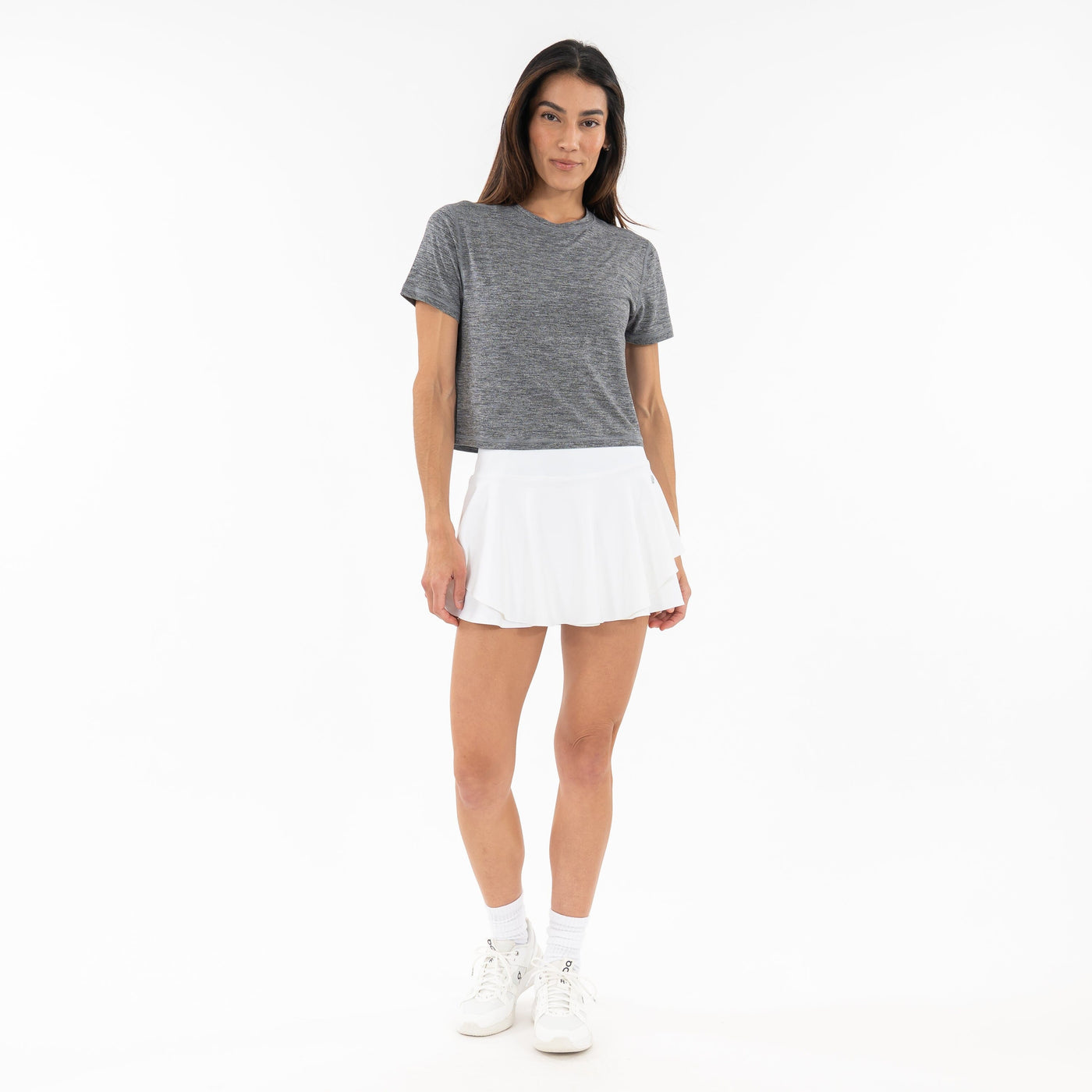 Sydney Tennis Skort | Solid - White