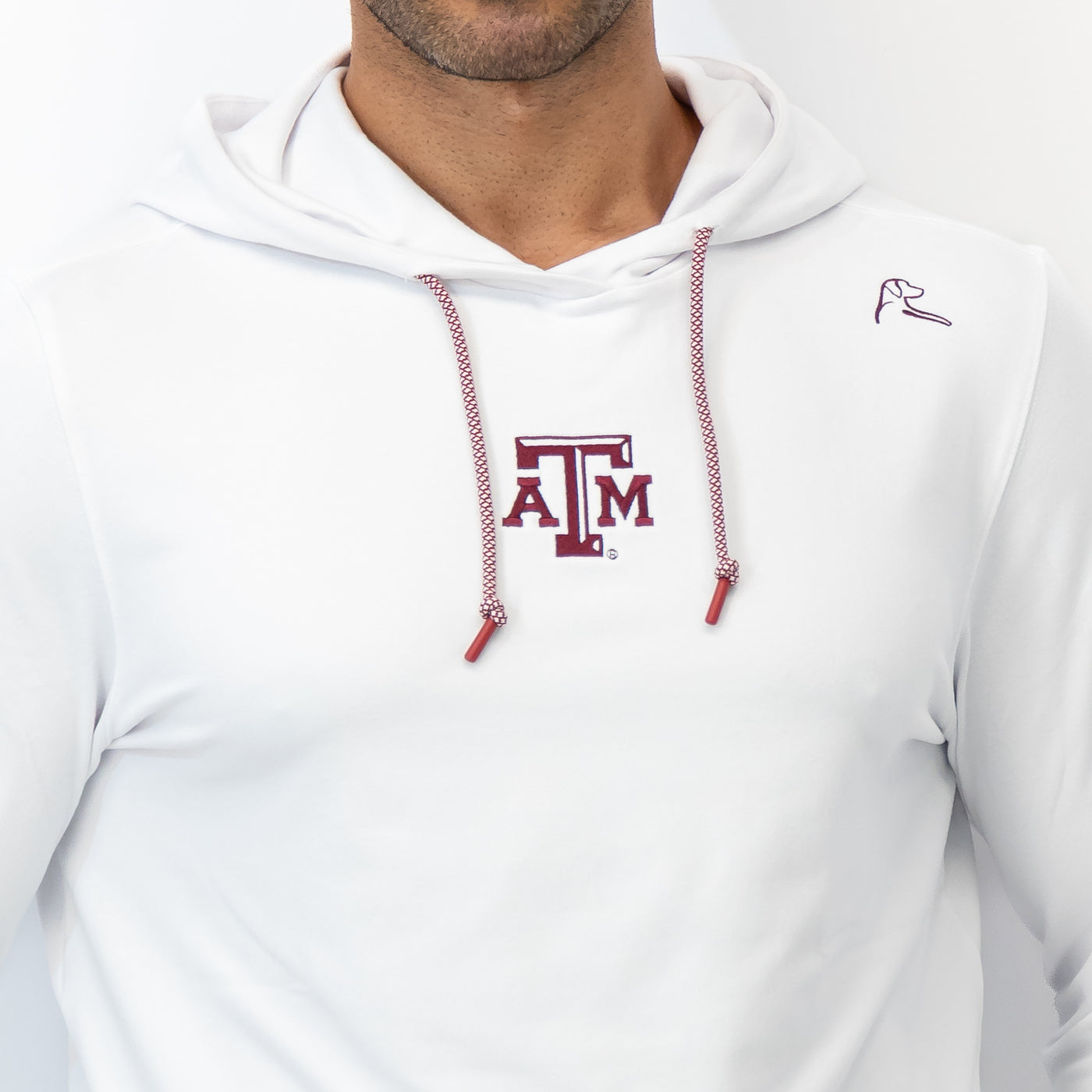 Hesi Collegiate Hoodie - Texas A&M | Solid - White - Texas A&M - 1