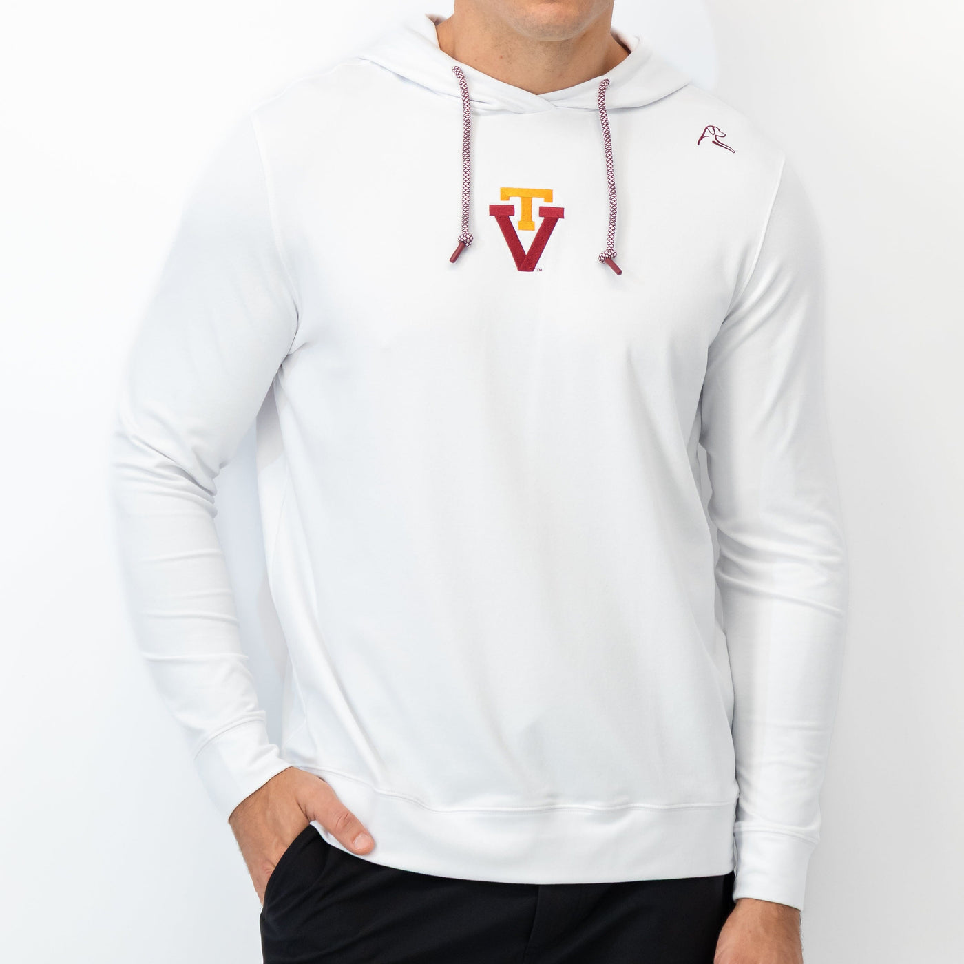 Hesi Collegiate Hoodie - Virginia Tech | Solid - White - VT - 2