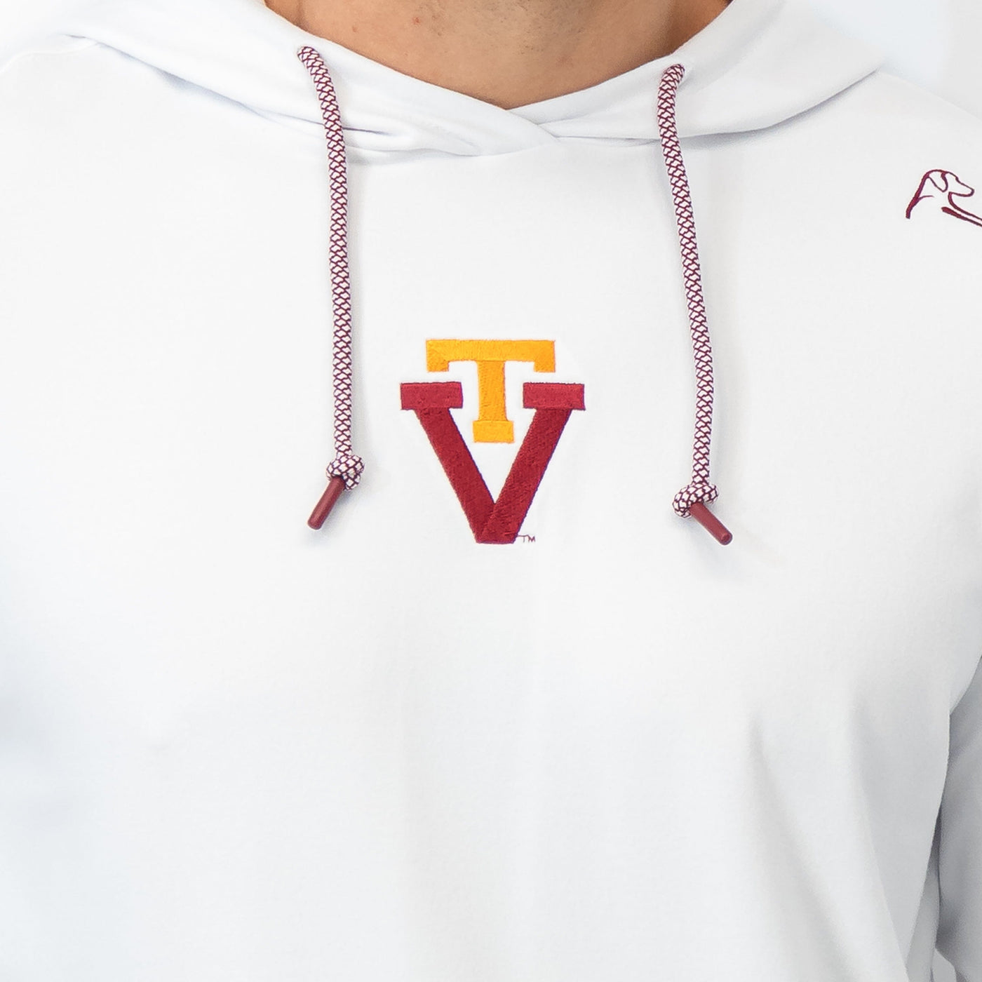 Hesi Collegiate Hoodie - Virginia Tech | Solid - White - VT - 2