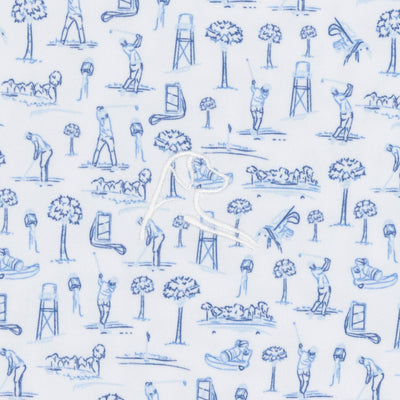 The Solina Scenes | Performance Polo | The Solina Scenes - White/Short Stop Blue