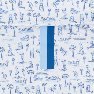 The Solina Scenes | Performance Polo | The Solina Scenes - White/Short Stop Blue