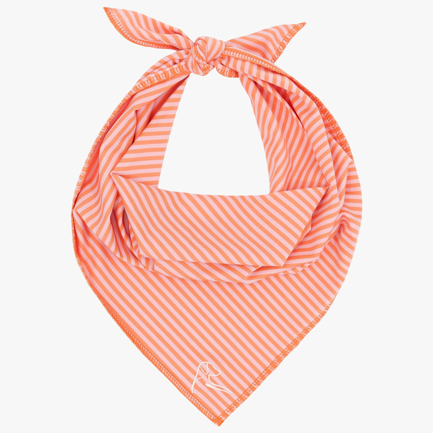 The Birdie Stripe | Performance Bandana | The Birdie Stripe - Sunrise/Flamingo Pink