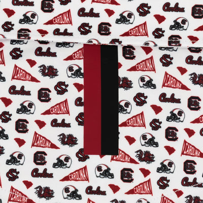 The South Carolina Gameday | Collegiate Polo | The South Carolina Gameday - White/Dark Red
