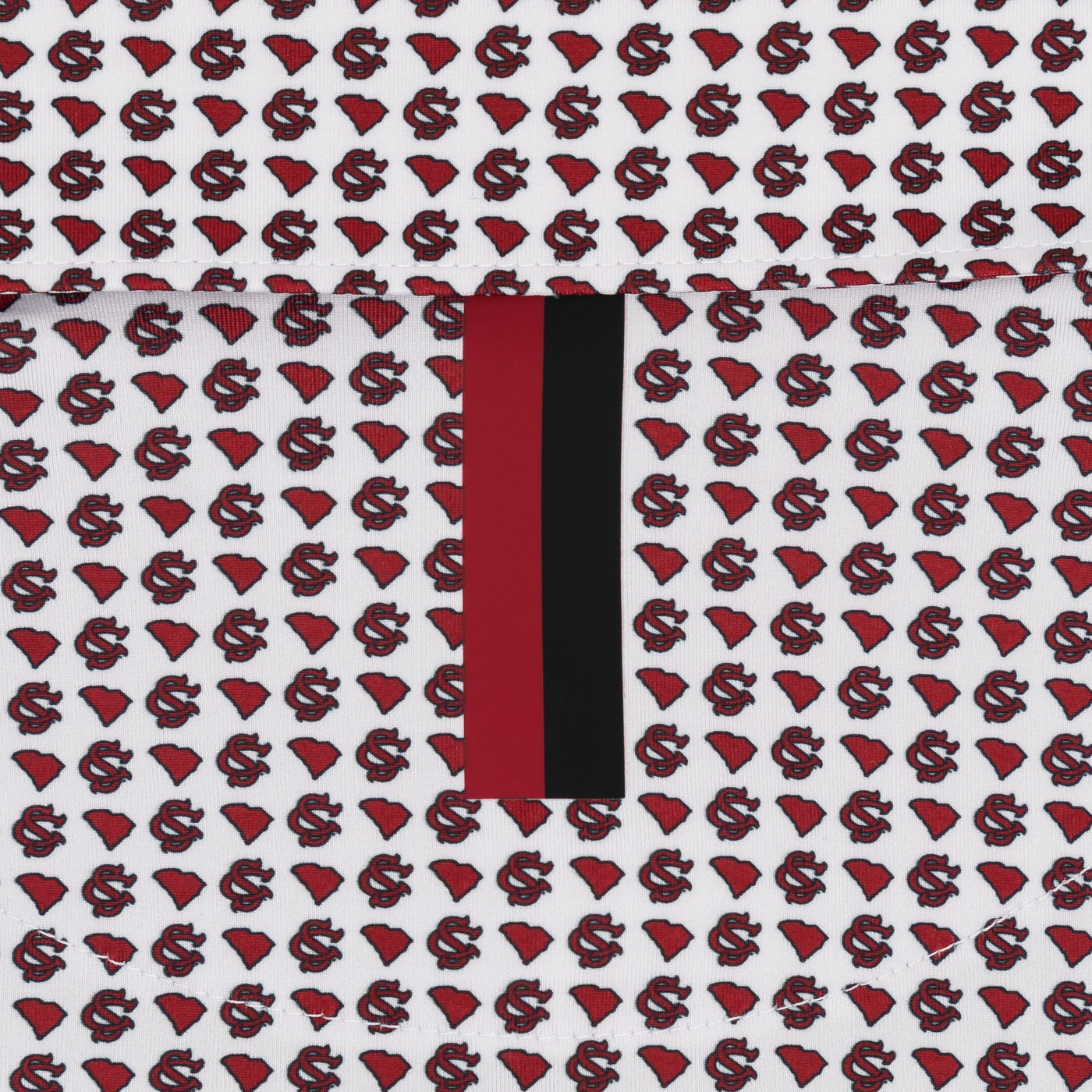 The South Carolina Go Cocks | Collegiate Polo | The South Carolina Go Cocks - White/Dark Red