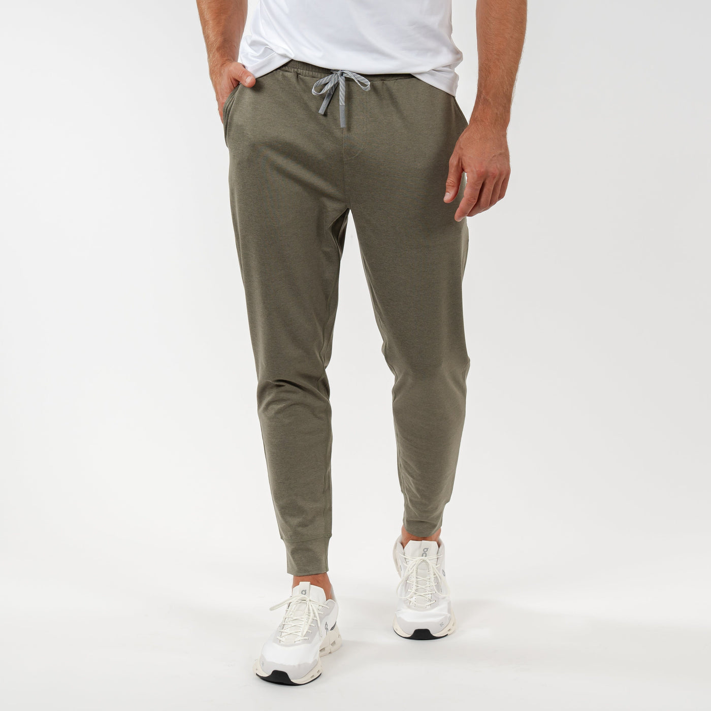 Sprint Performance Jogger | Heather - Moss Green/Moss Green