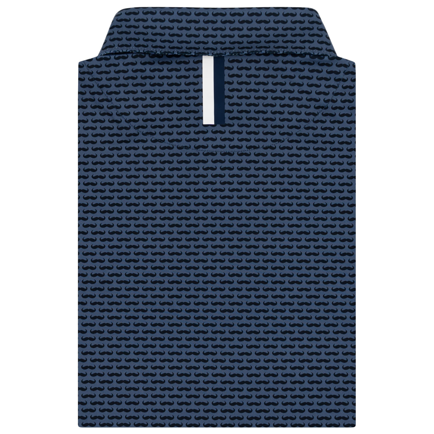 The Stache 2.0 | Performance Polo | The Stache 2.0 - Slate Blue/Fleet Navy