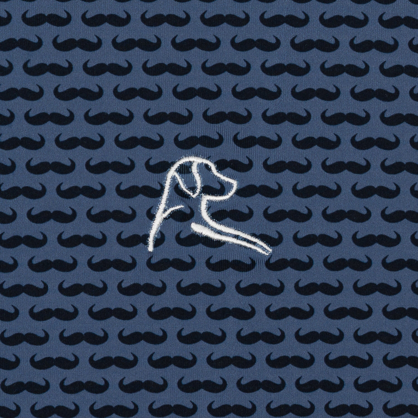 The Stache 2.0 | Performance Polo | The Stache 2.0 - Slate Blue/Fleet Navy