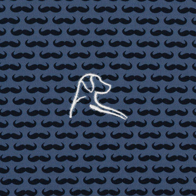 The Stache 2.0 | Performance Polo | The Stache 2.0 - Slate Blue/Fleet Navy