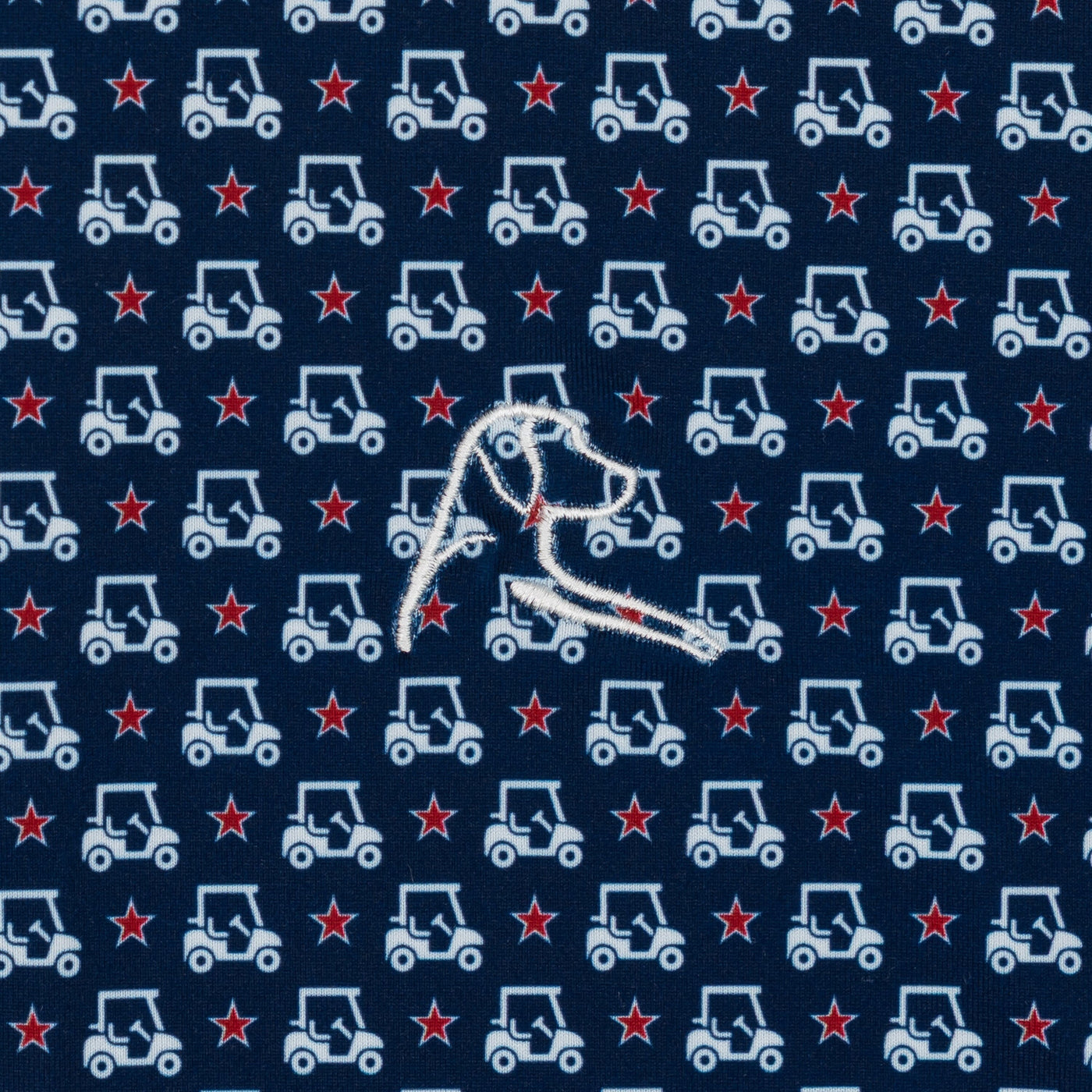 The Stars & Carts | Performance Polo | The Stars & Carts - Fleet Navy/White - USA