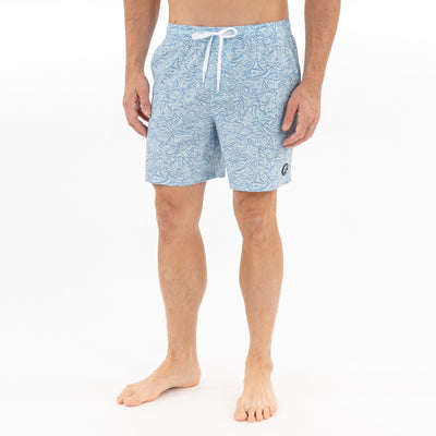Medley Swim Trunk | The Stingray - Pale Blue/Caicos Blue