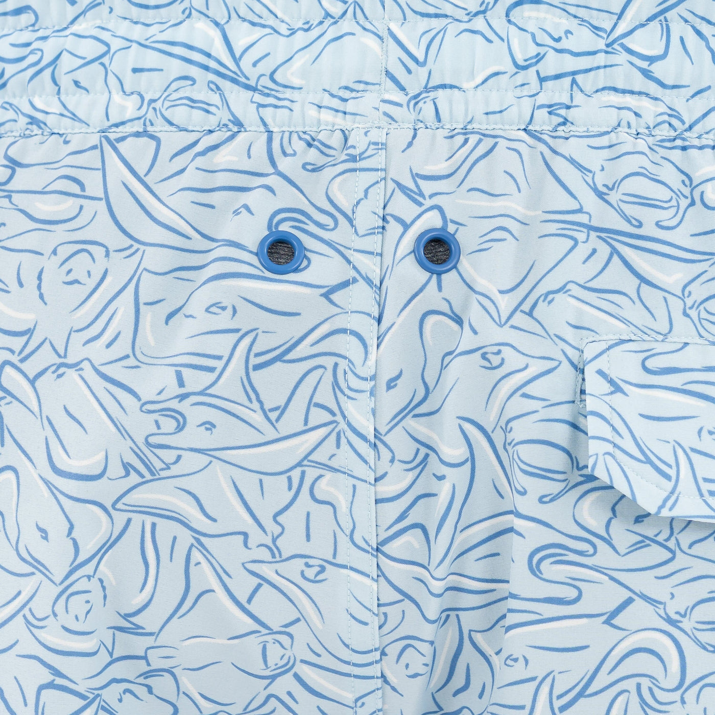 Medley Swim Trunk | The Stingray - Pale Blue/Caicos Blue