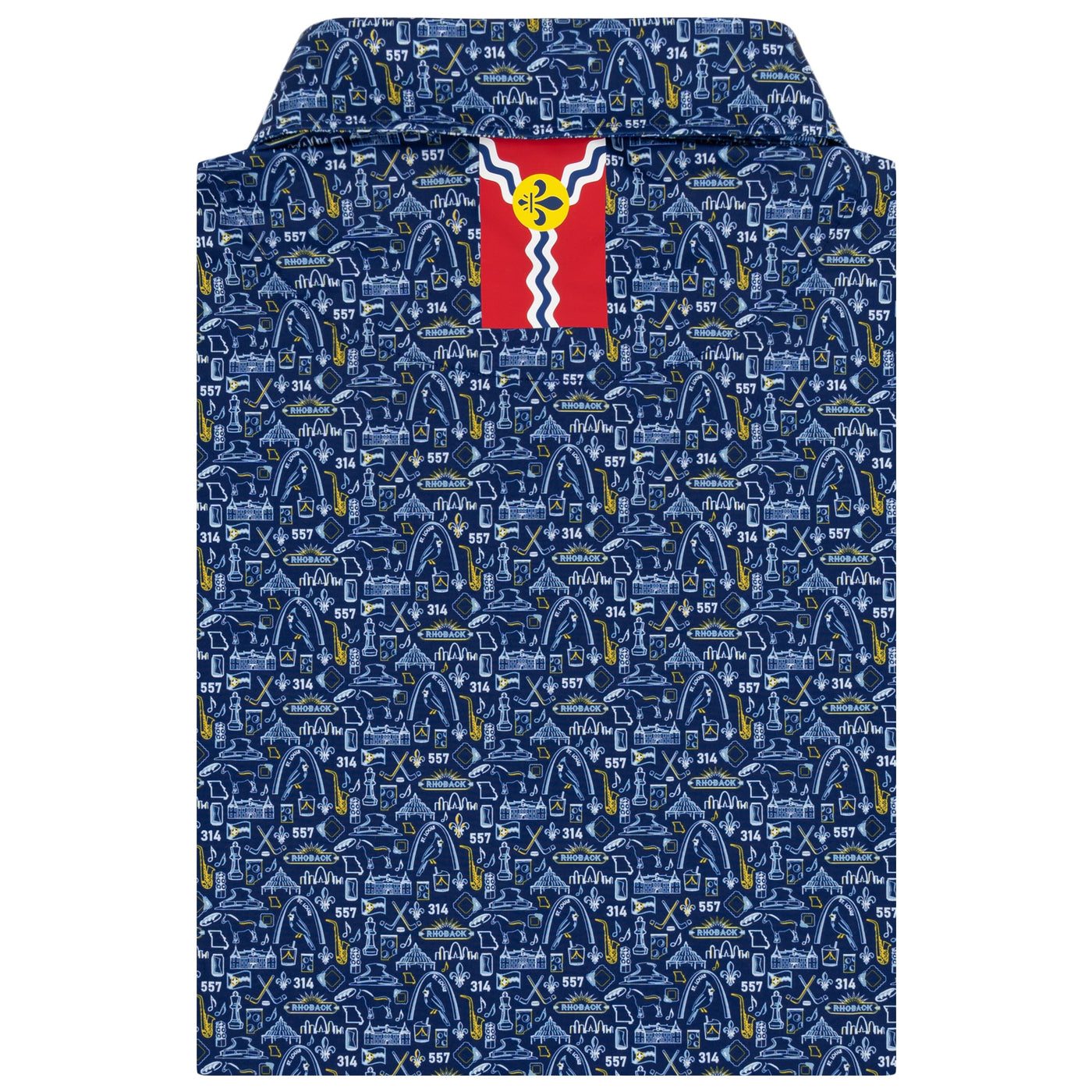 The STL | Performance Polo | The STL - Shoal Blue/White - STL