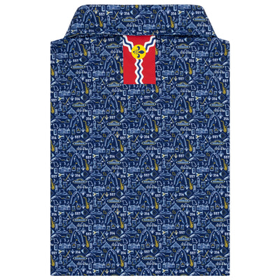The STL | Performance Polo | The STL - Shoal Blue/White - STL