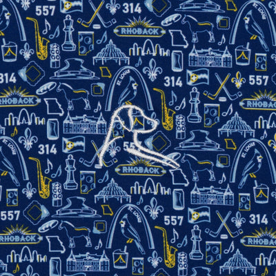 The STL | Performance Polo | The STL - Shoal Blue/White - STL