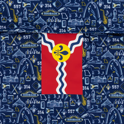 The STL | Performance Polo | The STL - Shoal Blue/White - STL