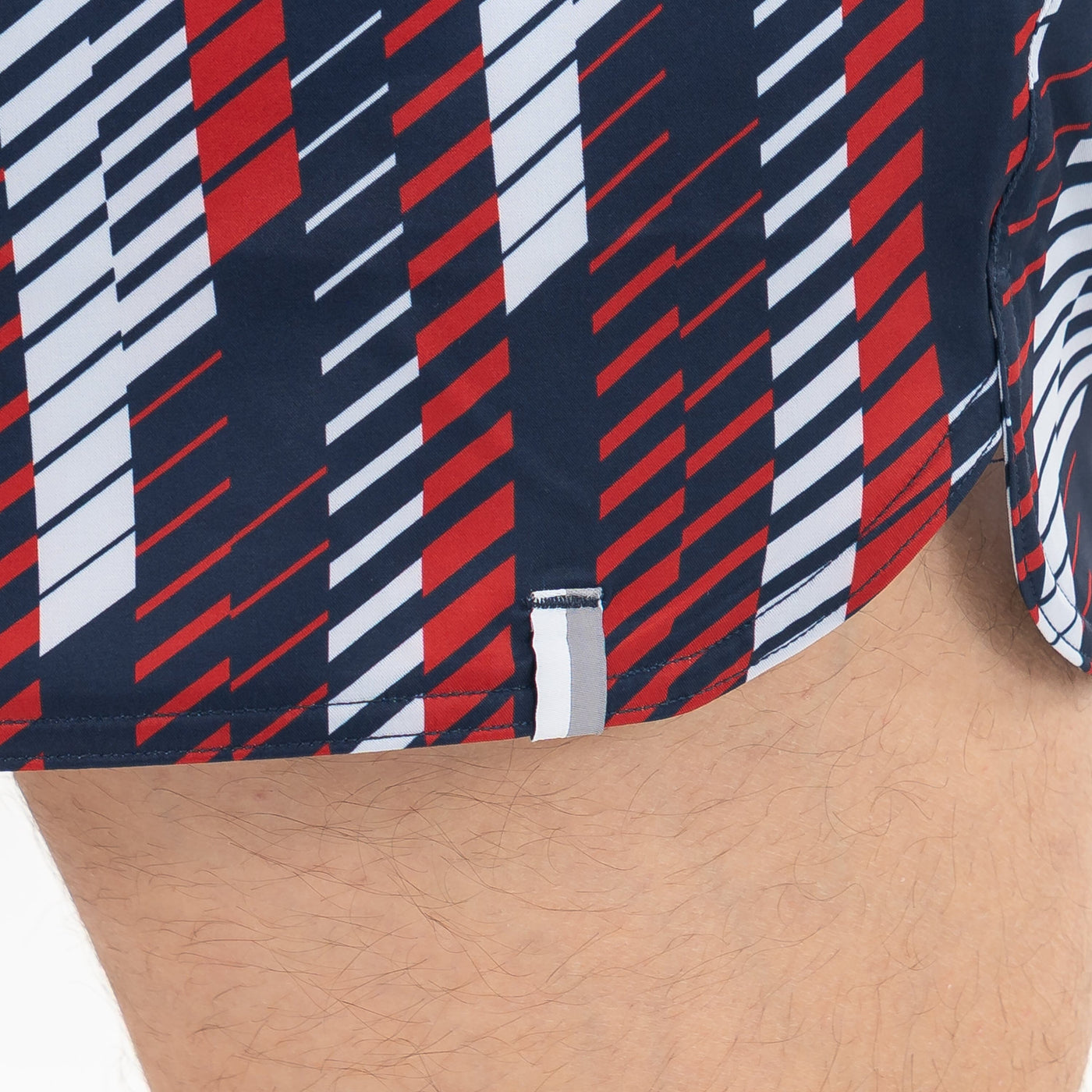 Grit Gym Short - 5" | The Strike - Fleet Navy/Cardinal Red