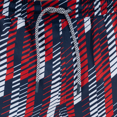 Grit Gym Short - 5" | The Strike - Fleet Navy/Cardinal Red