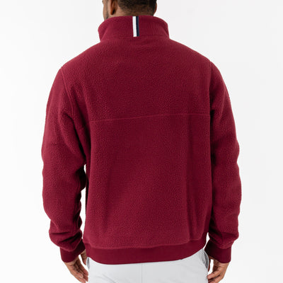 Summit Fleece Pullover | Solid - Burgundy