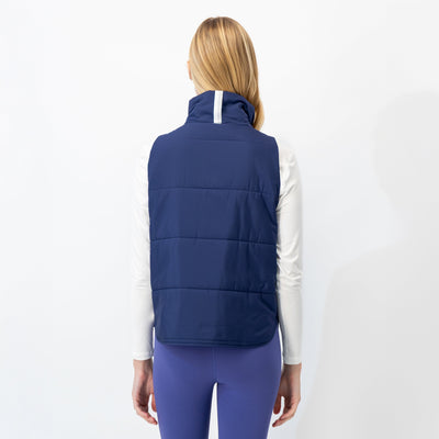 Cisco Insulated Vest | The Sunset Block - Fleet Navy/Flag Blue/Dusk Blue