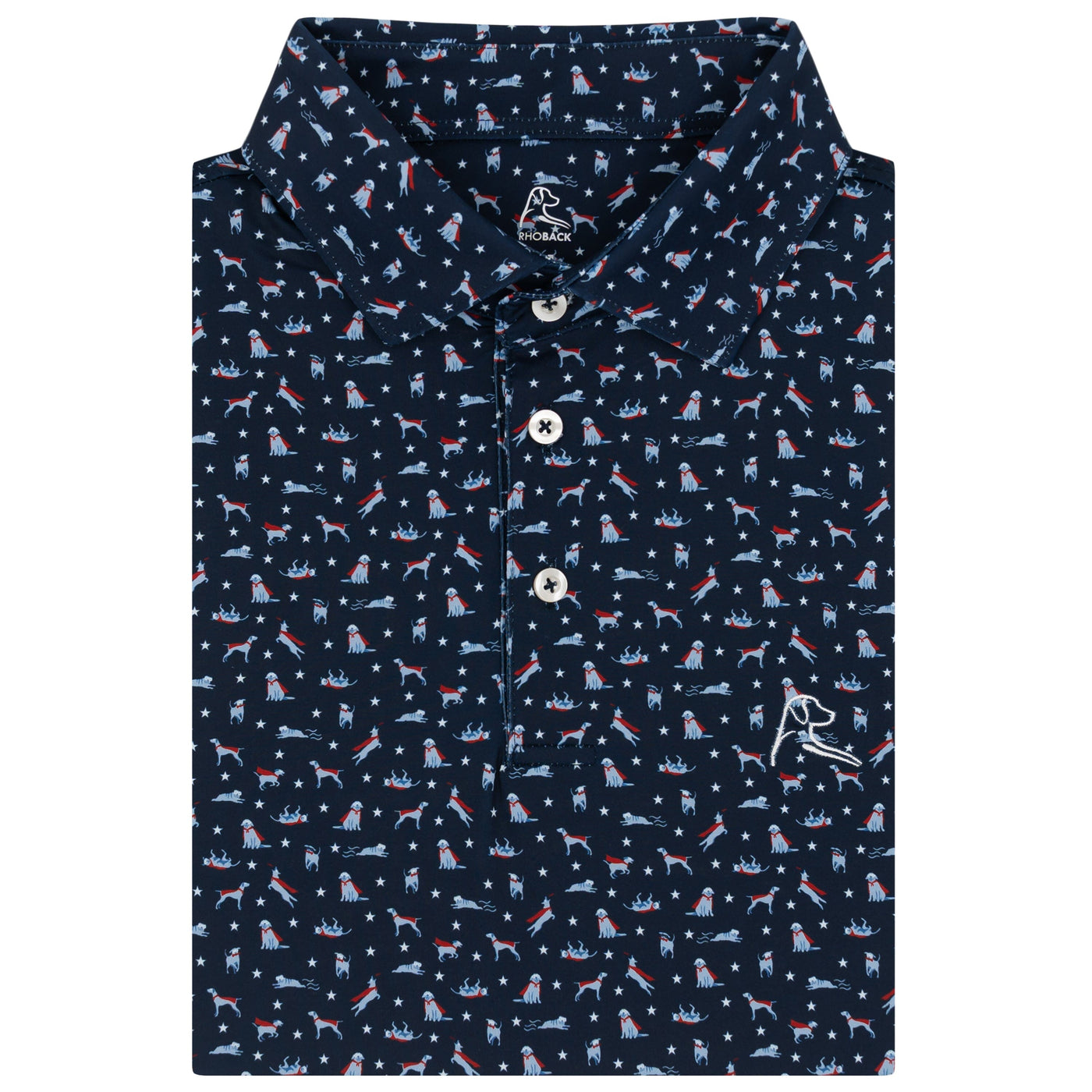 The Superdog | Performance Polo | The Superdog - Fleet Navy/Pure Blue