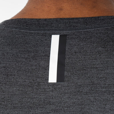 Tailwind Performance Long Sleeve Tee | Heather - Charcoal Grey/Ash Grey