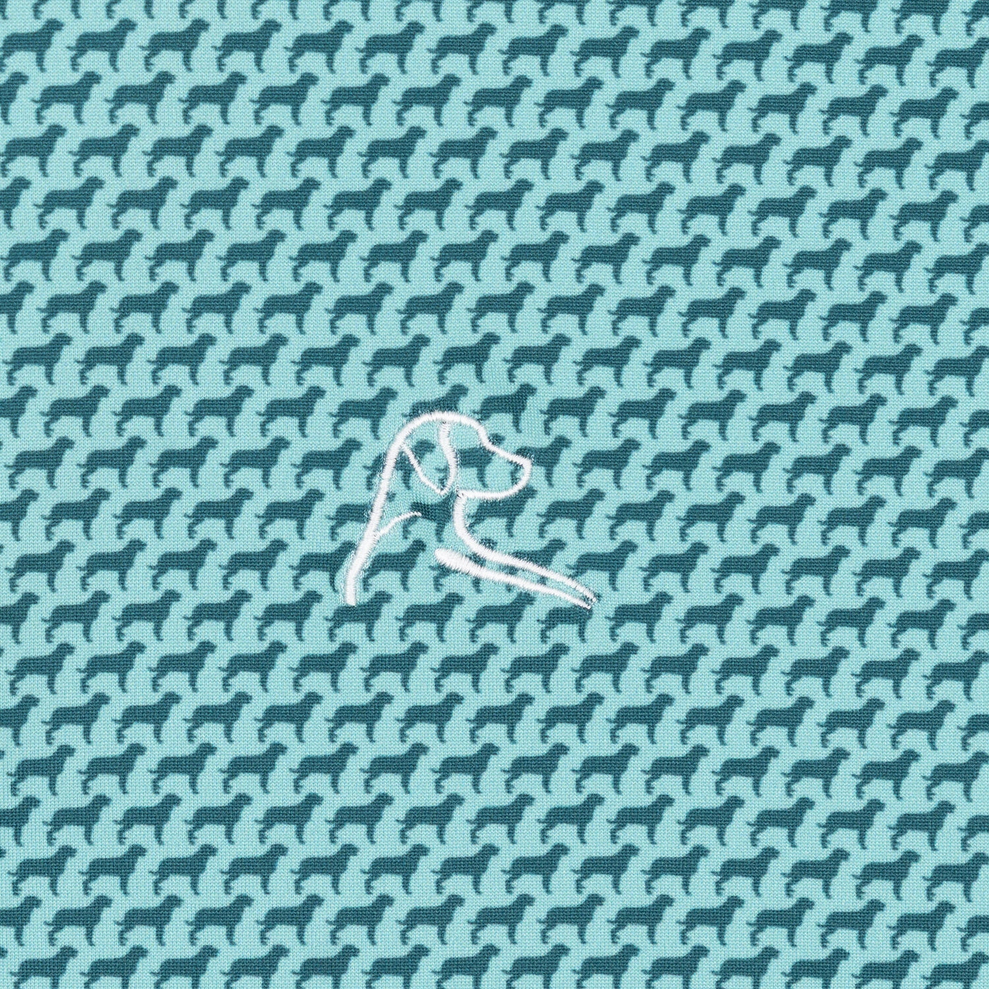 The Lil' Tail Wagger | Performance Polo | The Tail Wagger - Antigua Green/Jungle Green