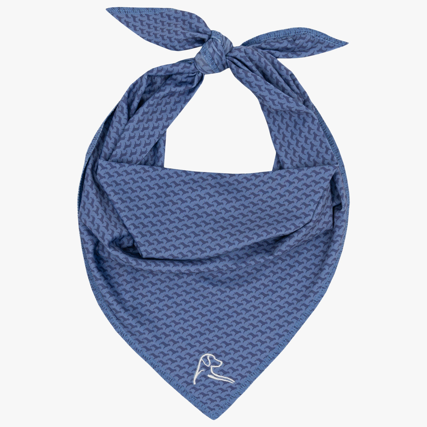 The Tail Wagger | Performance Bandana | The Tail Wagger - Dusk Blue/Flag Blue