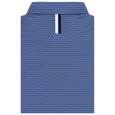 The Tail Wagger | Performance Polo | The Tail Wagger - Dusk Blue/Flag Blue