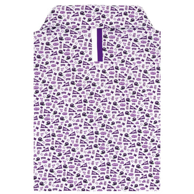 The TCU Gameday | Collegiate Polo | The TCU Gameday - White/Plum Purple