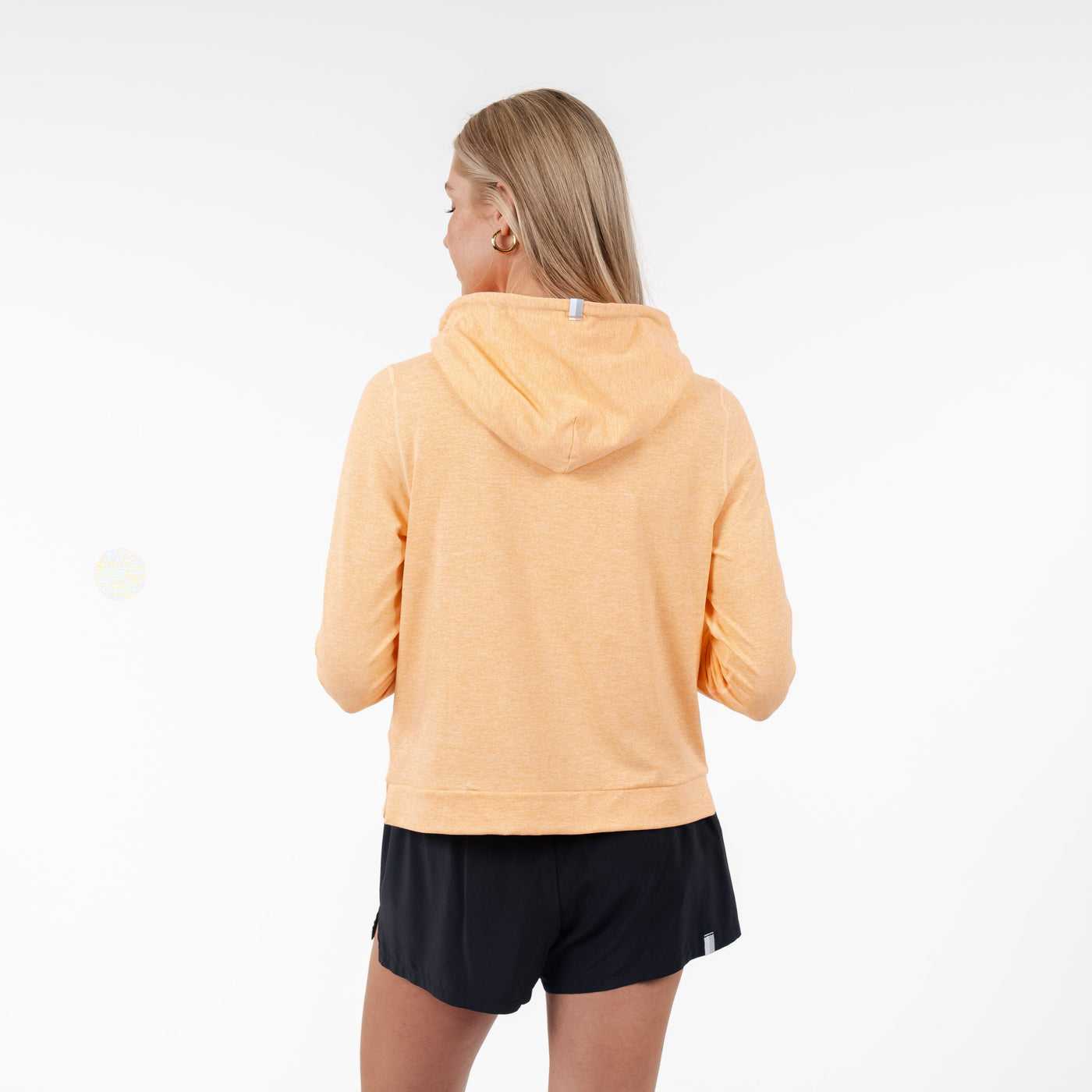 Tempo Performance Hoodie | Heather - Melon/White