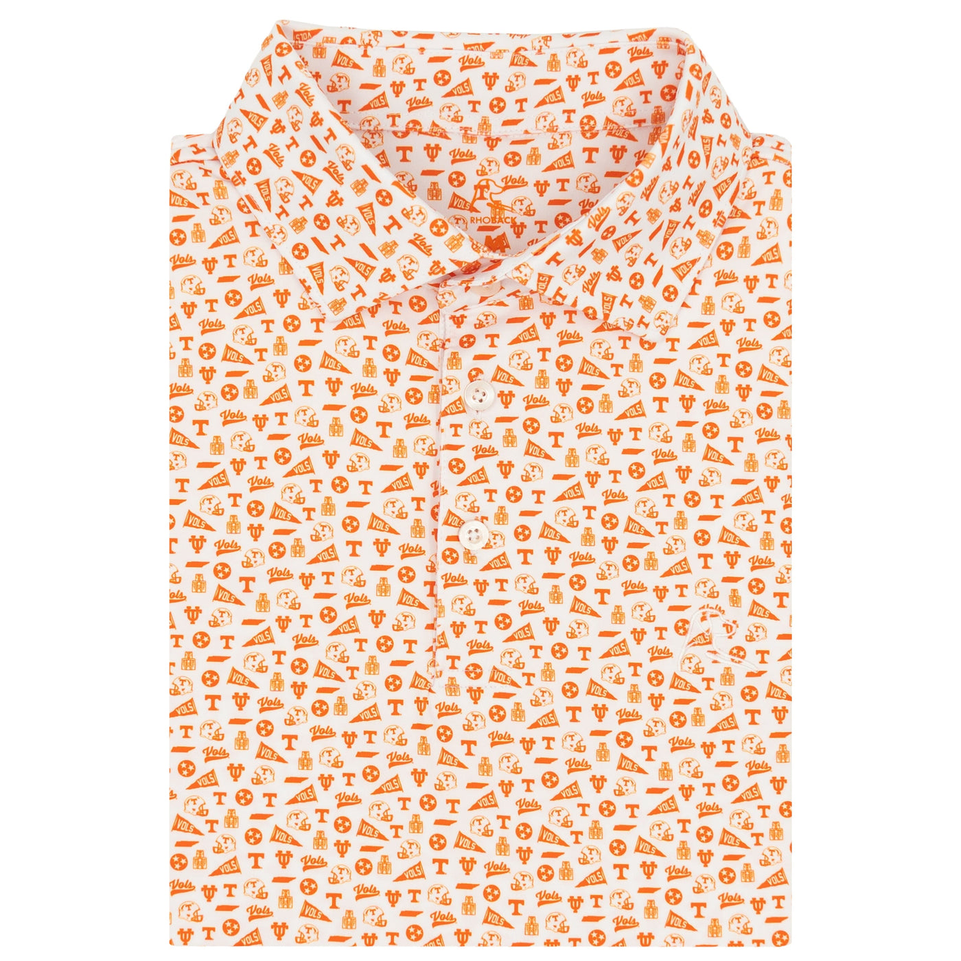 The Tennessee Gameday | Collegiate Polo | The Tennessee Gameday - White/Horizon Orange