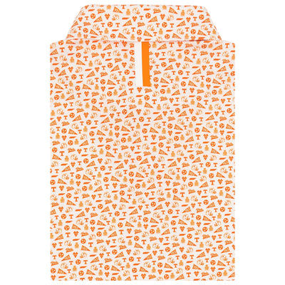 The Tennessee Gameday | Collegiate Polo | The Tennessee Gameday - White/Horizon Orange