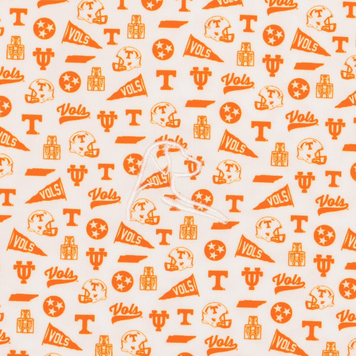 The Tennessee Gameday | Collegiate Polo | The Tennessee Gameday - White/Horizon Orange