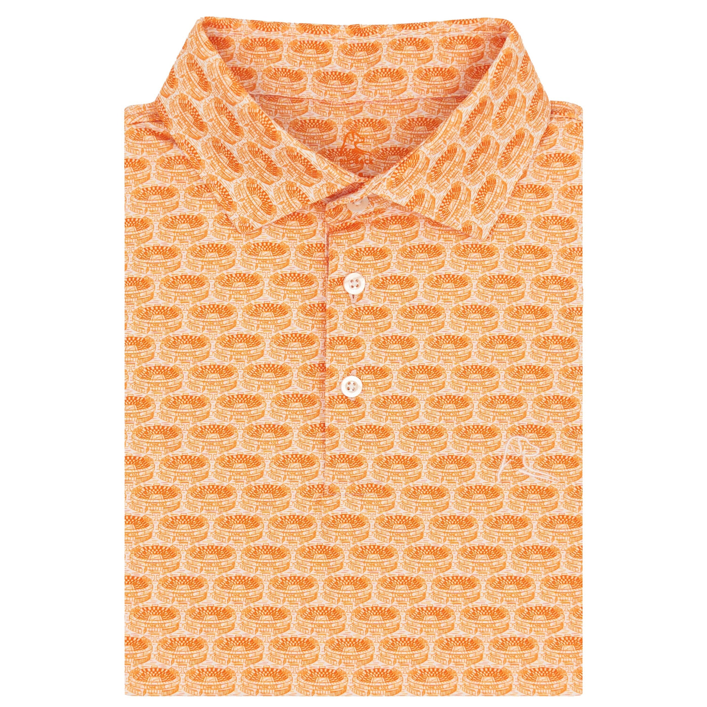 The Tennessee Neyland Stadium | Collegiate Polo | The Tennessee Neyland Stadium - White/Horizon Orange