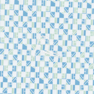 The Tennis Tile | Performance Polo | The Tennis Tile - Maritime Blue/White