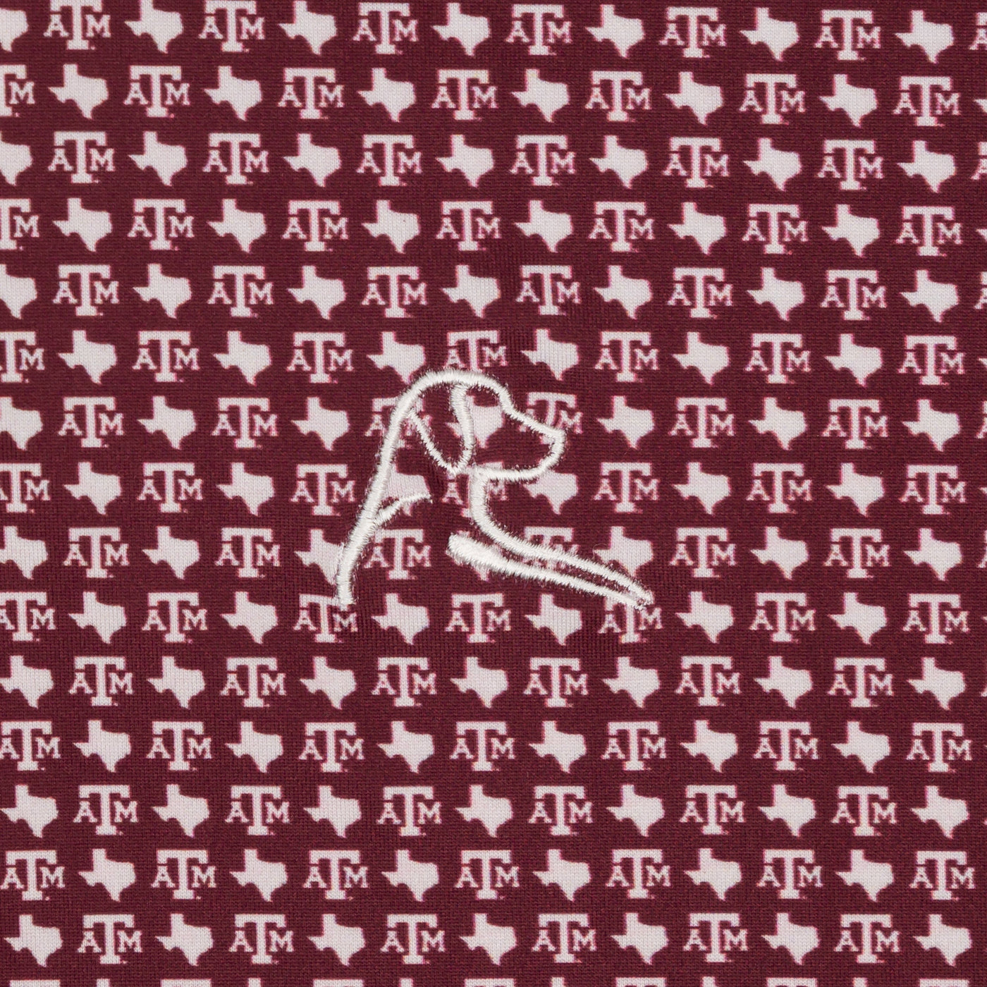 The Texas A&M Gig 'Em Aggies® | Collegiate Polo | The Texas A&M Gig 'Em Aggies® - Burgundy/White