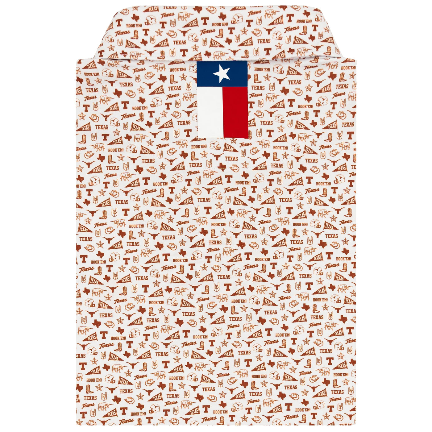 The Texas Gameday | Collegiate Polo | The Texas Gameday - White/Rust Orange