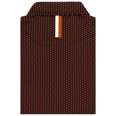 The Texas Horns | Collegiate Polo | The Texas Horns - Black/Rust Orange