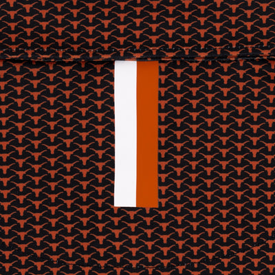 The Texas Horns | Collegiate Polo | The Texas Horns - Black/Rust Orange