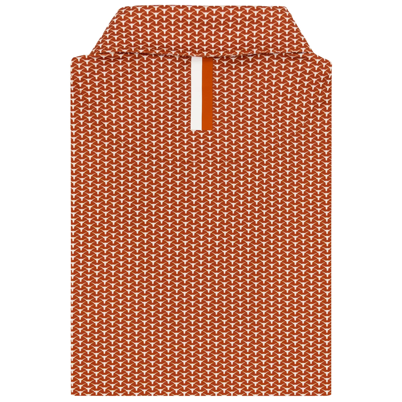 The Texas Horns | Collegiate Polo | The Texas Horns - Rust Orange/White