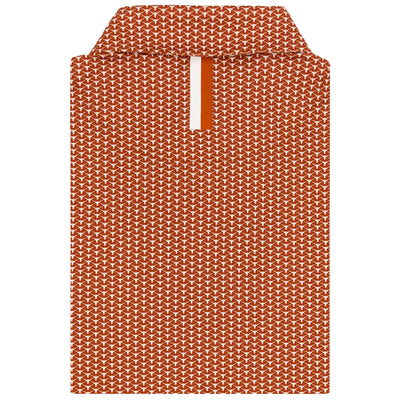 The Texas Horns | Collegiate Polo | The Texas Horns - Rust Orange/White